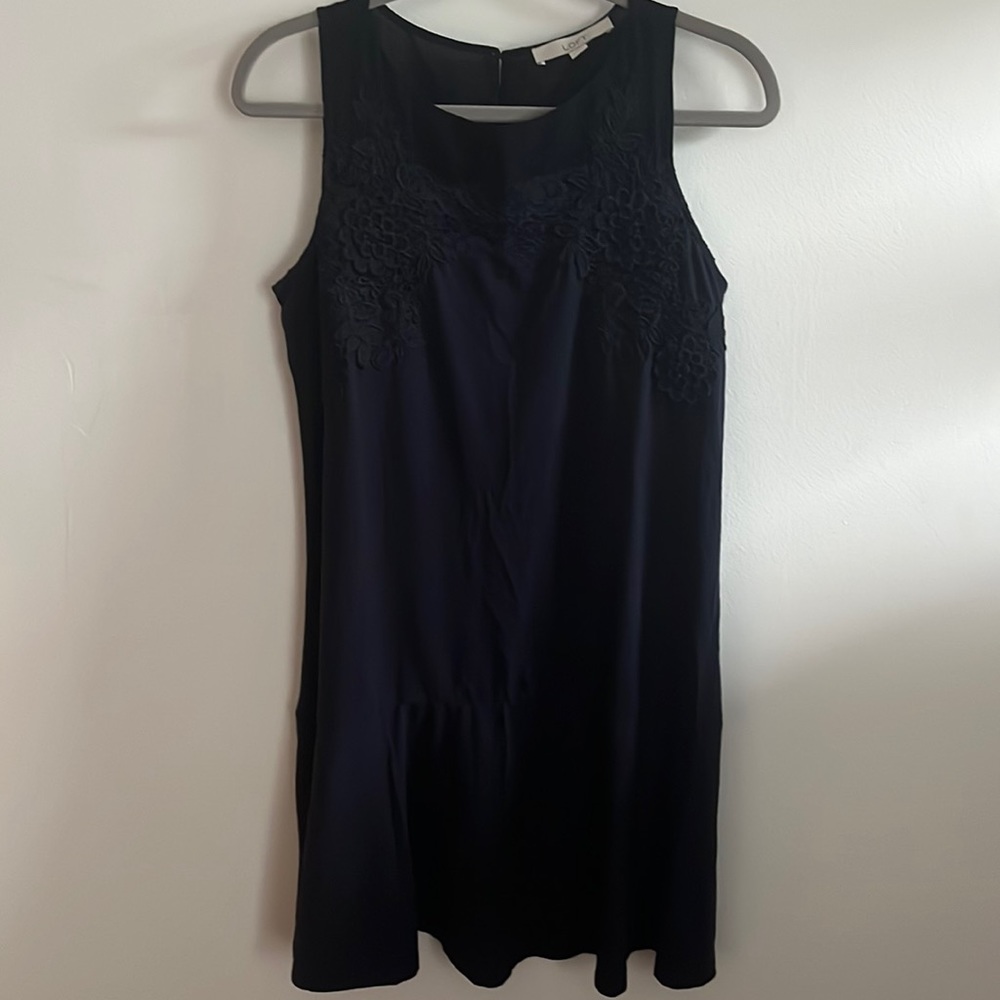Never worn Loft Navy Blue Dress